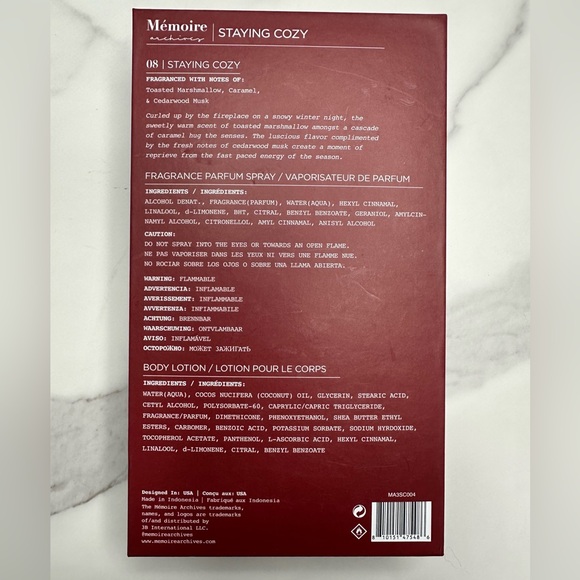 Mémoire Archives 08 Staying Cozy Gift Set - Picture 2 of 2